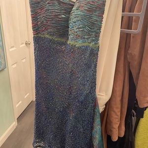 Meticulously hand beaded Baracci cocktail dress NEW never worn